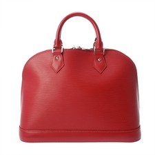 Used Louis Vuitton M4058E SN2183 Women s Handbag Epi Carmine Leather from JAPAN