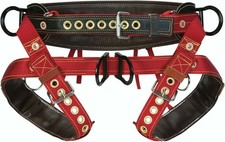 Weaver Leather WLC 560 2 galleggianti Dee imbracatura imbottita nylon cinghie gambe medie