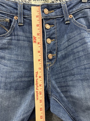 Ariat Jeans Womens 30L Blue Real High Rise Straight Leg Medium Wash Denim 33.5” - Picture 7 of 15