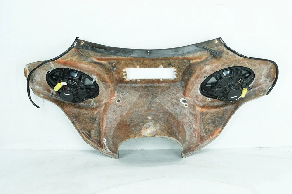 05 Harley Sportster XL883 OEM Front Inner Batwing Fairing Cover & Audio Speakers - Image 2 of 4