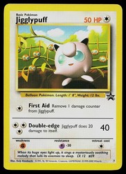 Jigglypuff #7 Black Star Promo Wizards of the Coast