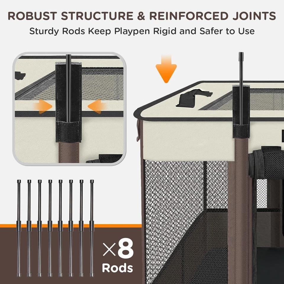Tienda plegable impermeable para mascotas y gatos perros - Fácil montaje Foto 4 de 4