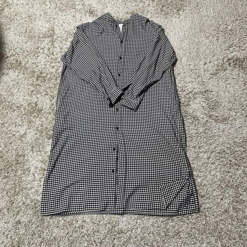 MUJI Plaid shirt dress (long sleeve)