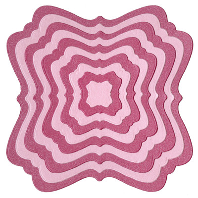 NEW Lifestyle Crafts QuicKutz Cutting Dies NESTING Frame 5 - 10 dies DC0178