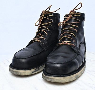 DANNER USA BULL RUN MOC TOE 6'' STEEL TOE LEATHER WORK BOOTS MENS SZ 14 EE