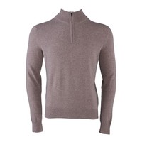 Hackett London Pullover Braun Kaschmir Gr. S Herren Strick ReißVerschluss HM7028