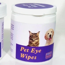 Pet Eye Wipes, 200 Wipes  Can Pet Eye CleaningWipes, Tear Stain Removing Wipe, P