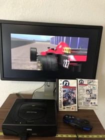 F1 Challenge Sega Saturn 1996 Virgin Foca 1 Official NO Case Formula One Racing