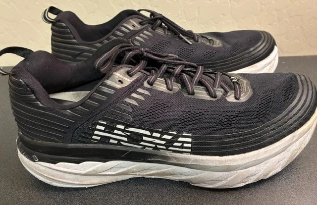 Hoka One One HOKA Bondi 6 Black White for sale | eBay