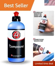 Adam's 12oz Silicone-Free Compound - Perfect for Clear Coat & Gel Coat Finishes