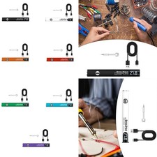 Image of Portable Cordless Soldering Iron Set Digital Display Premium for DIY Projects