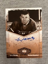 LORNE WORSLEY 2004-05 UD LEGENDARY SIGNATURES AUTOGRAPH AUTO Montreal Canadians