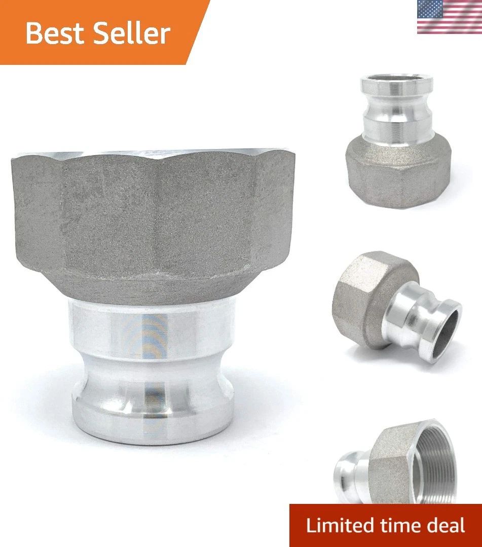 2" Aluminum Camlock Dust Cap Coupler - Type DC Female Fitting