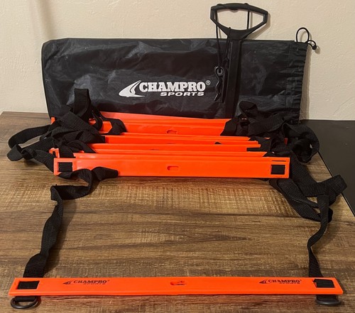 Champro Orange & Black Sports Agility Training Ladder Baseball/Softball, Fitness