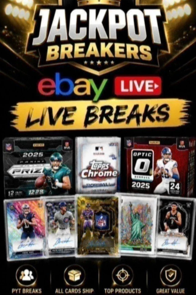 NFL & MLB LIVE BREAKS, SINGLES, PACKS, BOXES !