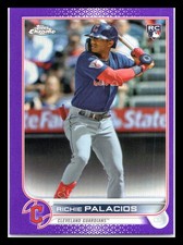 2022 Topps Chrome Update #USC169 Richie Palacios Purple Refractor Guardians