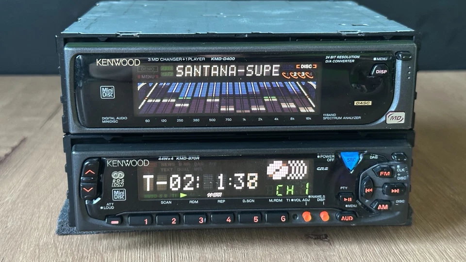 KENWOOD KMD-870R + KMD-D400 vintage MD set - Bild 1 von 4
