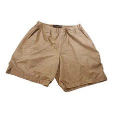 Abercrombie & Fitch Men's Vintage Gray Lined Nylon Shorts Swim Trunks Size Med