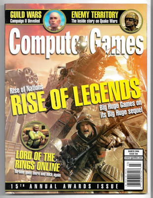Computer Games Magazine March 2006 Issue #184 - RISE OF LEGENDS
