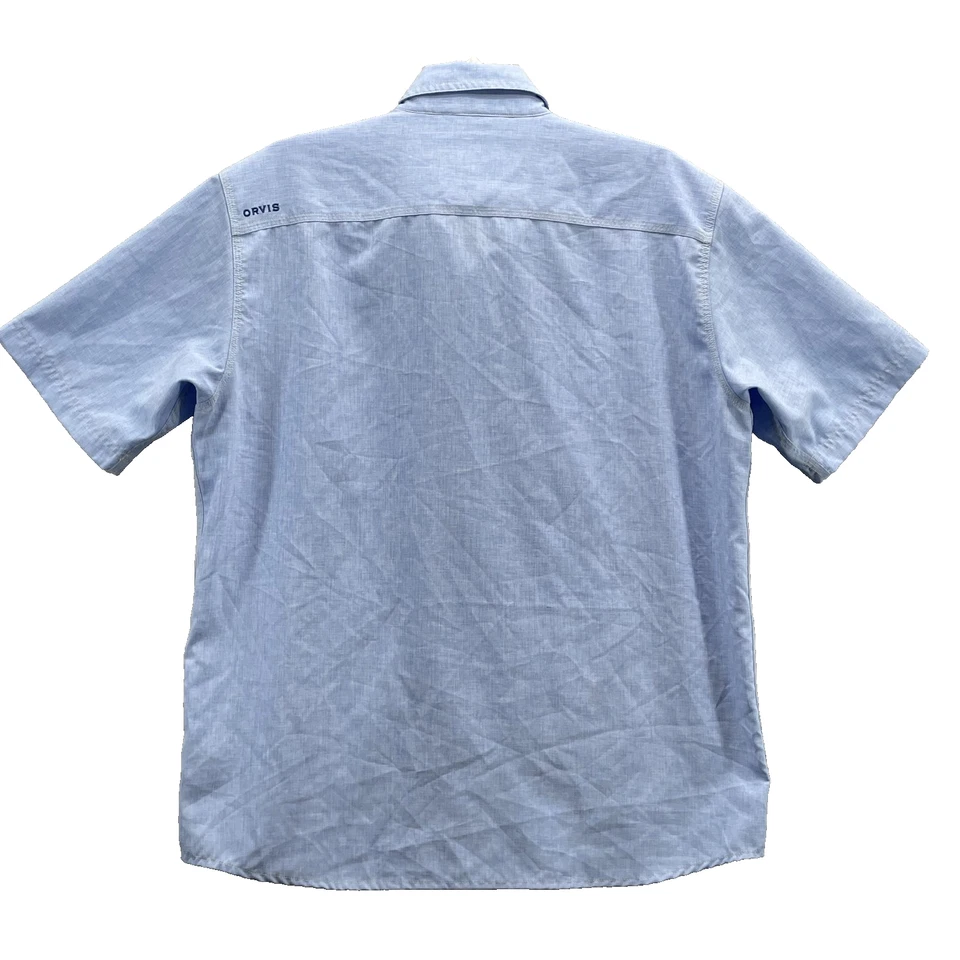 Orvis Shirt Men Large Active Fishing Workwear Performance Outdoors Gorpcore Camp - Image 2 of 4