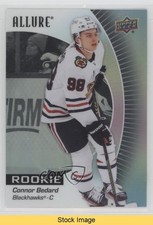 2023-24 Upper Deck Allure Rookies Black Rainbow Connor Bedard #102 READ 4s3