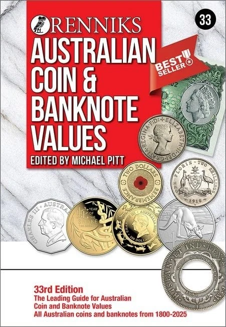Renniks Australian Coin & Banknote Values 33rd Edition 1800-2025 Collector Guide - image 2 of 2