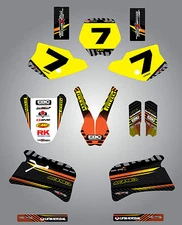 Custom graphics for KTM 50 1998 - 2001 FACTORY STYLE full sticker kit