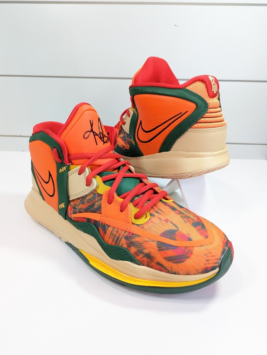 Nike Kyrie Infinity 1 World 1 People Orange Black Green DO9614-800 Size 9.5 NIKE KYRIE INFINITY 1 WORLD 1 PEOPLE SAFETY ORANGE BLACK  main image 4