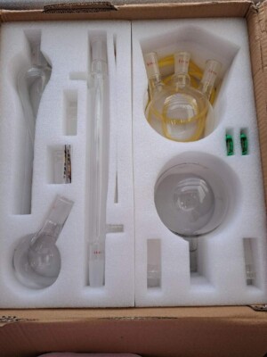 NIB VEVOR 29 PC 24/40 LAB GLASSWARE-DISTILLATION SEPARATION PURIFICATION SYNTHES