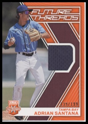 2023 Elite Extra Edition #FT-AS Adrian Santana Future Threads Orange 139/199