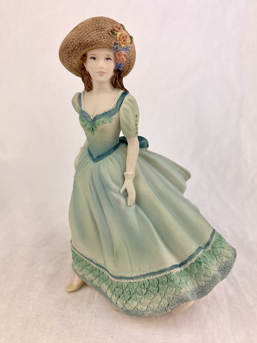 Vintage Coalport Porcelain Figurine Beau Monde Angela 1994