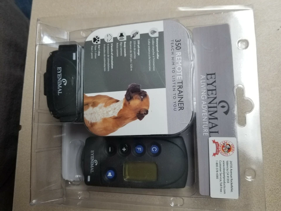 Entrenador remoto para perros Eyenimal 350 yardas negro nuevo caja abierta Foto 3 de 3