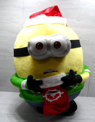 MINIONS Merry Christmas ぬいぐるみ　ミニオン Otto Minions Illumination Gemmy JUMBO 20