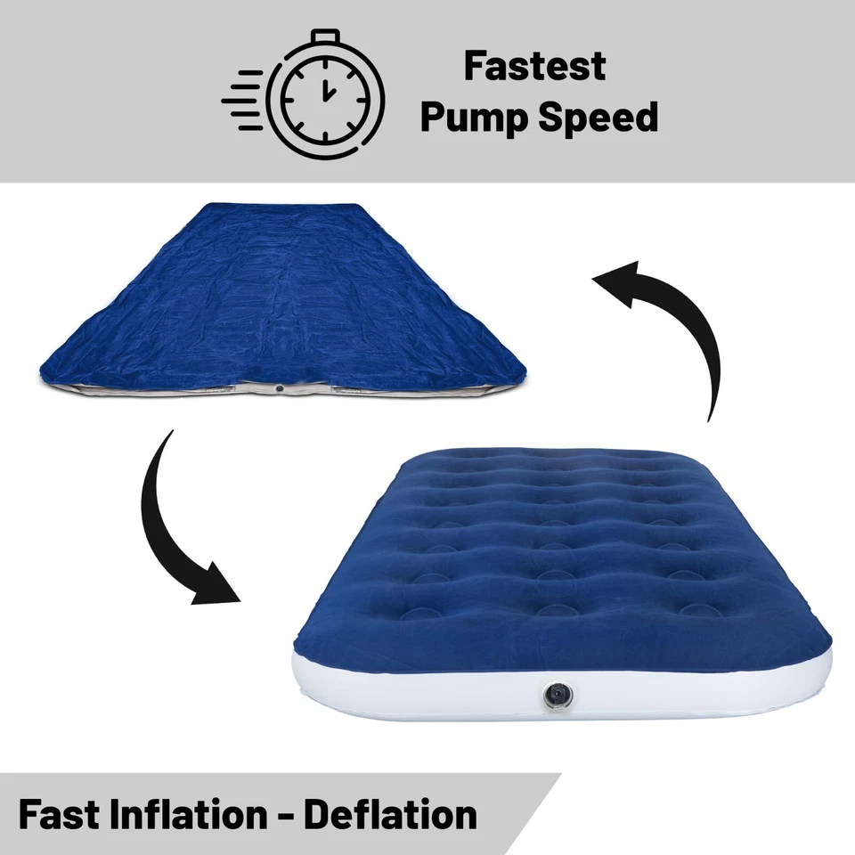 Continental Sleep Durable Luxury Inflatable Air Mattress with Pump - Image 3 of 4