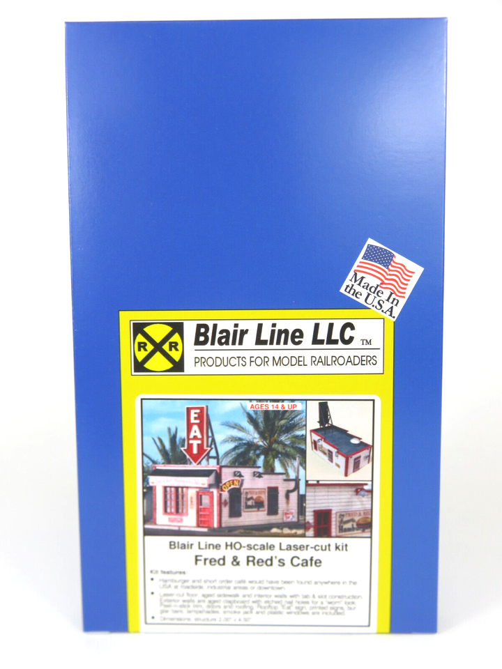 Blair Line #190 HO Scale Laser-cut Fred & Red's Hamburgers Kit NIB | eBay