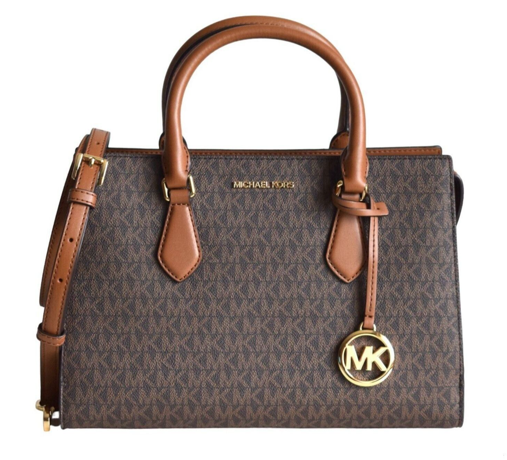 MICHAEL KORS women's bag bag SHEILA MD ZIP SATCHEL brown