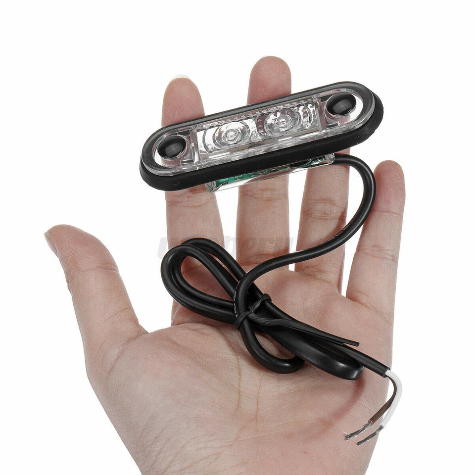 FLUSH FIT LED SIDE MARKER LIGHT For KELSA BAR TRUCK TRAILER VAN LORRY 12V 24V - Image 2 of 4