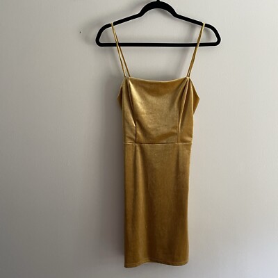 urban outfitters gold dress LoveShackFancy Lira Gold Sequin Mini Dress