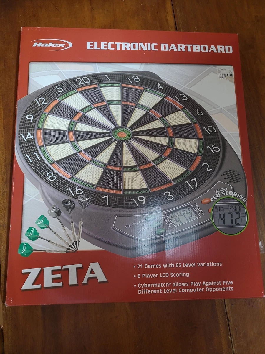 Halex zeta electronic dartboard deals