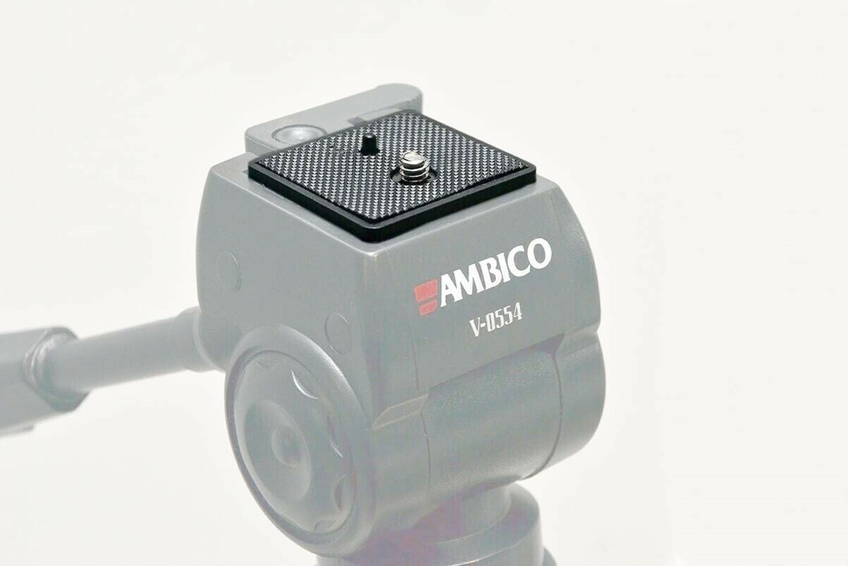 Quick Release Plate for Ambico V-0554 Tripod with Fluid Type Head