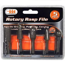 5pc Rotary Rasp Files 1/4" Shanks Drills Tools Carbon Steel Crafts 29200