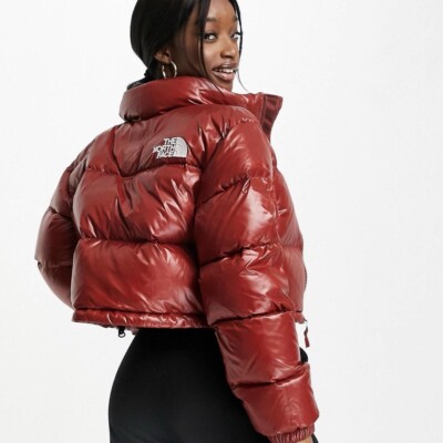 Women's Nuptse Cropped Jacket The North Face Nuptse Xs Women&
