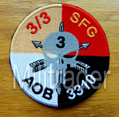 3rd Batallion (BN) 3rd Special Forces Group (SFG) AOB 3310 Patch | eBay