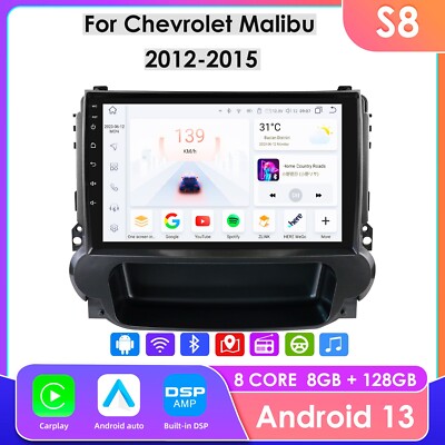 9''Android Autoradio Für 2012-2015 Chevrolet Malibu Multimedia GPS CarPlay8+128G