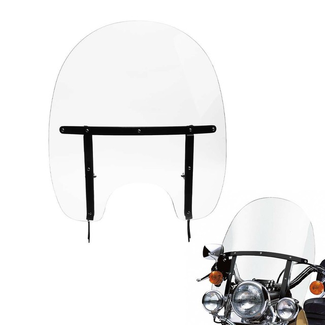 🔥Genuine Harley 0017 Softail Fatboy Quick Detachable Windshield Clear