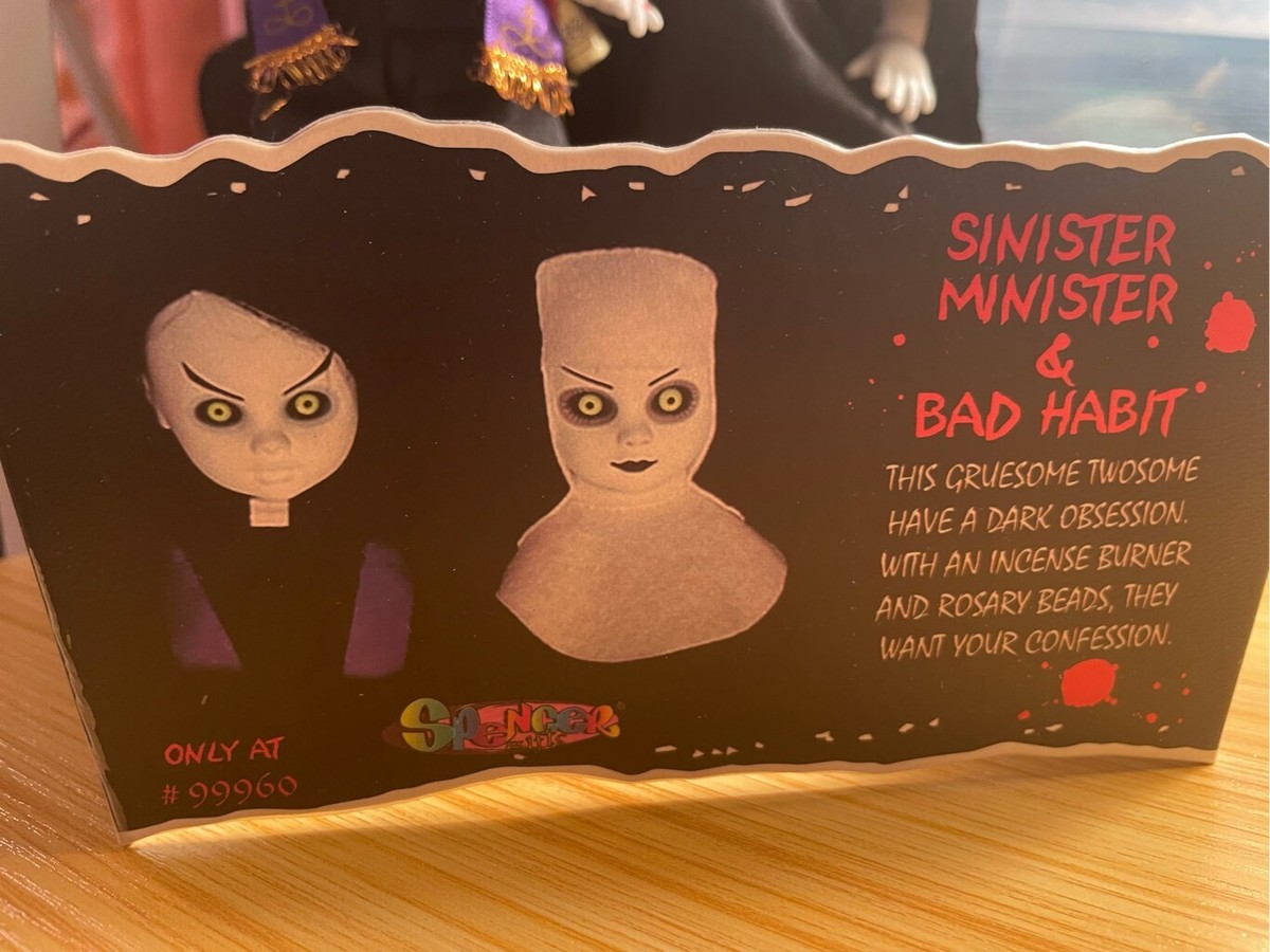 Mezco Living Dead Dolls Sinister Minister & Bad Habit