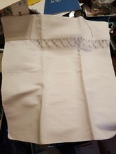 antique Handwoven LINEN PILLOWCASE Embroidered monogram Unique Estate sale find.