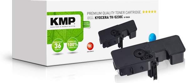 Kmp K-T83CX Cyan Tonerkartusche Ersetzt Kyocera Ecosys TK-5230C (1T02R9CNL0)-image