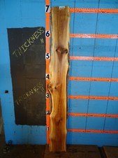 A1512   15/16" THICK eastern white cedar live edge slab shelf lumber crafts