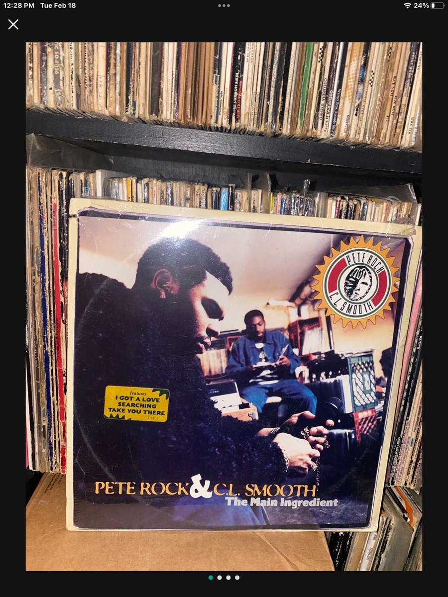 Pete Rock & Cl Smooth The Ingredients Lp New Sealed Og Press Pete Rock & Cl Smooth The Ingredients Lp New Sealed Og Press